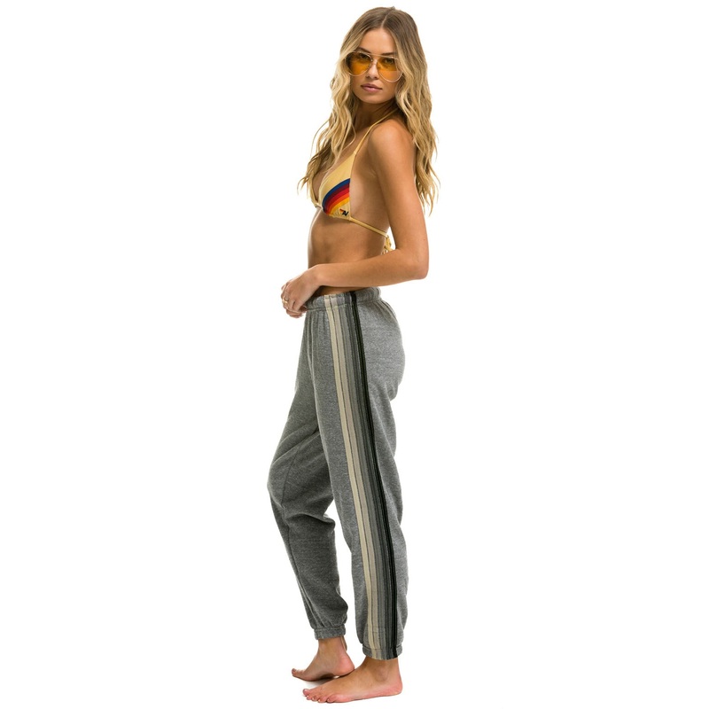 Pants 5 Stripe Sweat Wsprs5 Heather-Grey-Grey