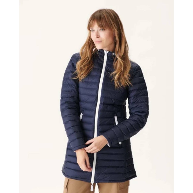 Reversible Coat Moscou Blanc-Marine