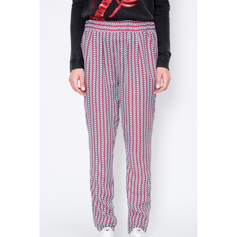 Straight Leg Crepe Pants