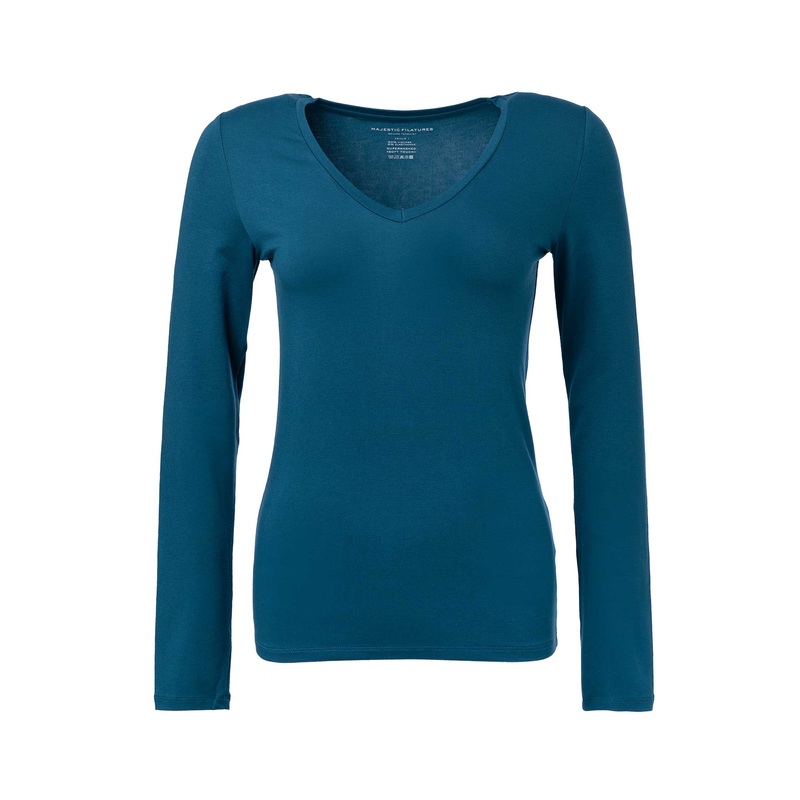 T-shirt  M001-fts010 Bleu-Paon