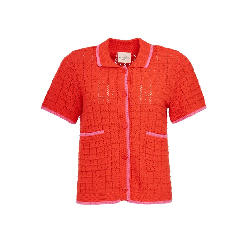Cardigan Mino Fraise