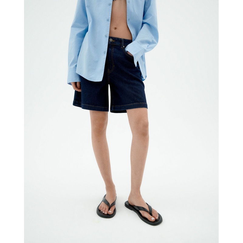 Denim Shorts Luisa Dark-Clean