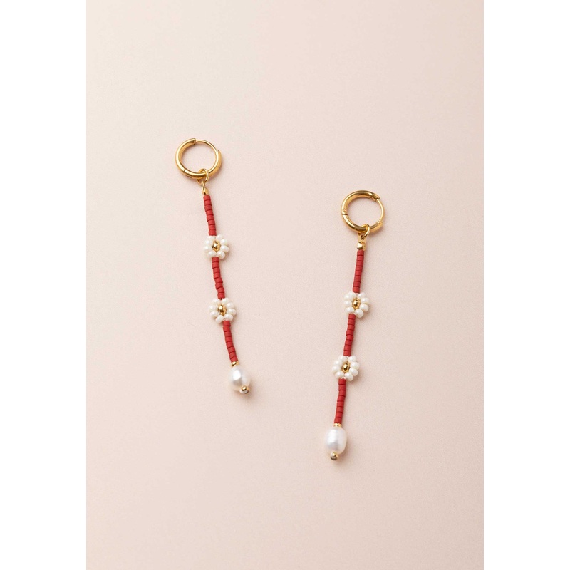 Earring  A2045er02-6 Red