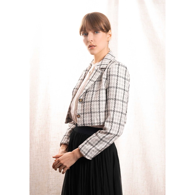 Jacket 65351 Black-White