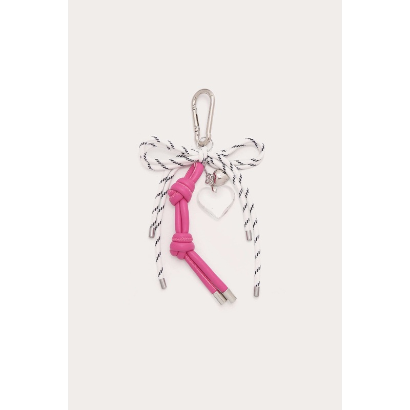 Ms17247 Charm Candy Bag Charm White-Pink