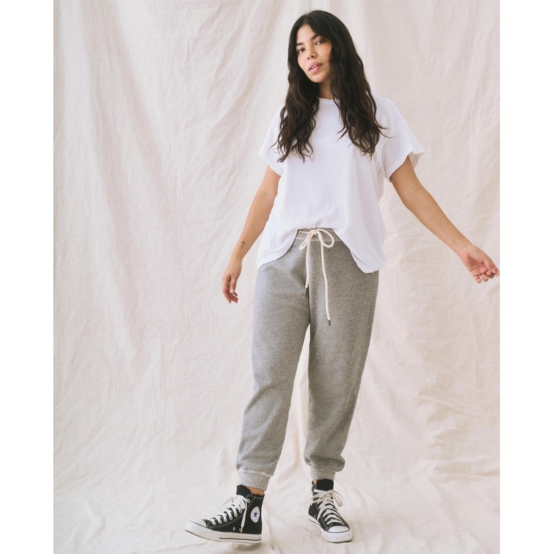 Pants The Cropped Sw B590251 Varsity-Grey