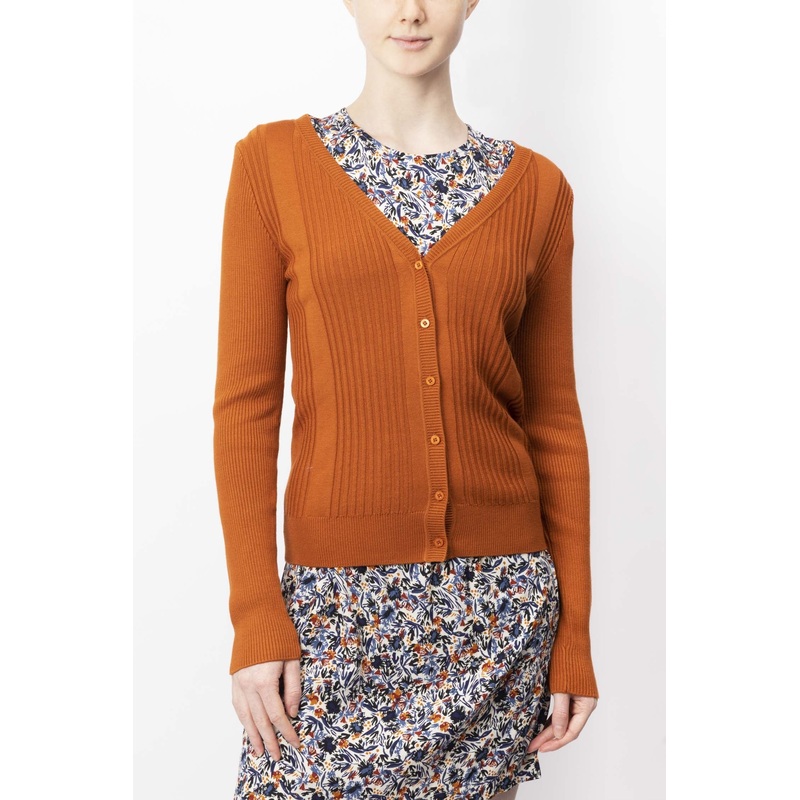 Ribbed Cardigan
