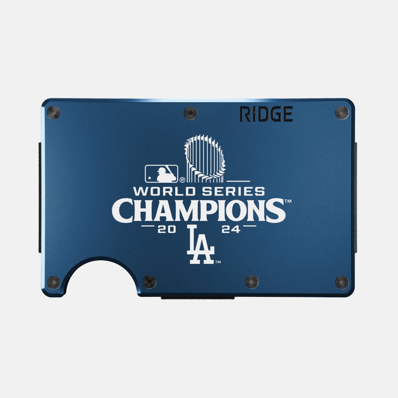 Ridge Wallet - World Series Champions - Dodgers - Alpine Navy