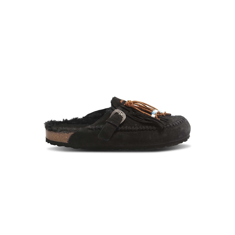 Sandal Donna Caribe Suede Nero