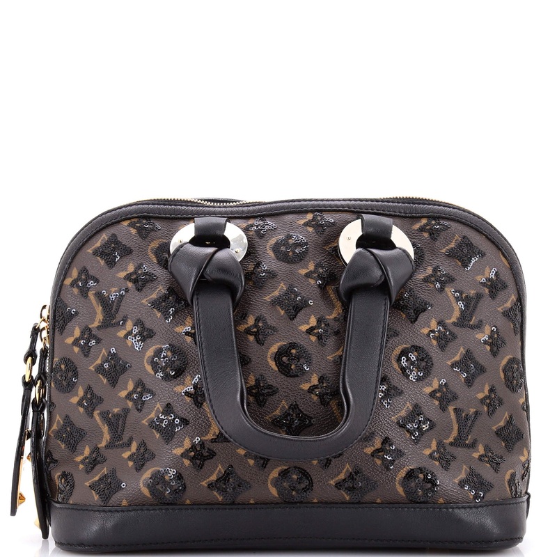 Alma Handbag Limited Edition Monogram Eclipse Sequins PM