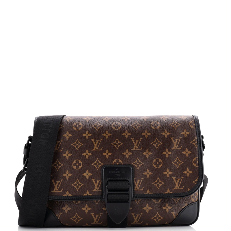 Archy Messenger Macassar Monogram Canvas MM