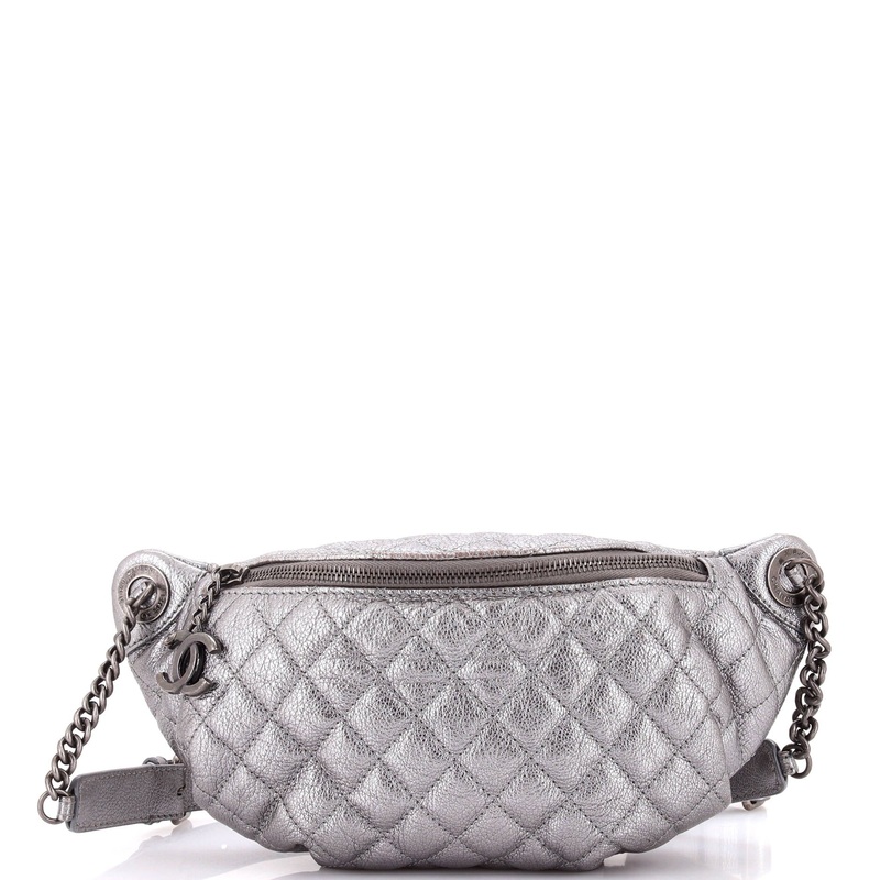 Banane Waist Bag Quilted Leather