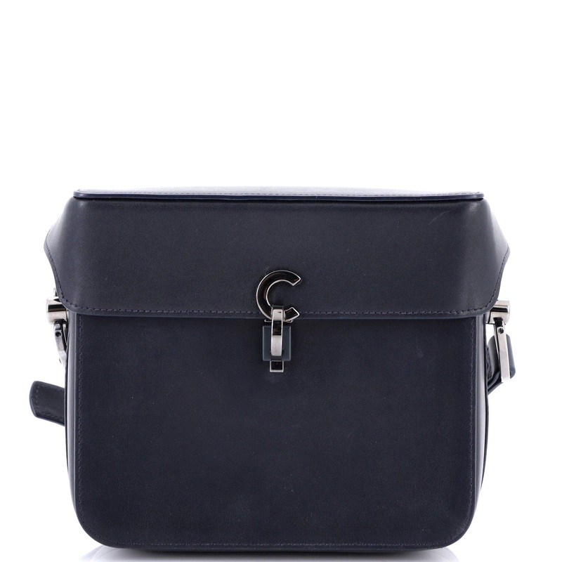 Boxy Messenger Bag Leather