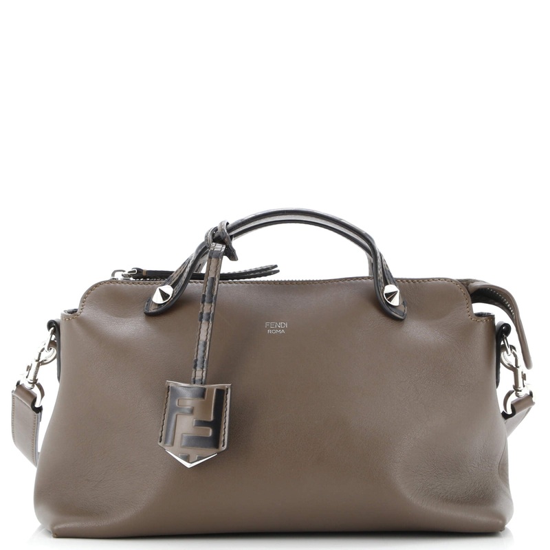 By The Way Satchel Leather with Zucca Embossed Detail Small