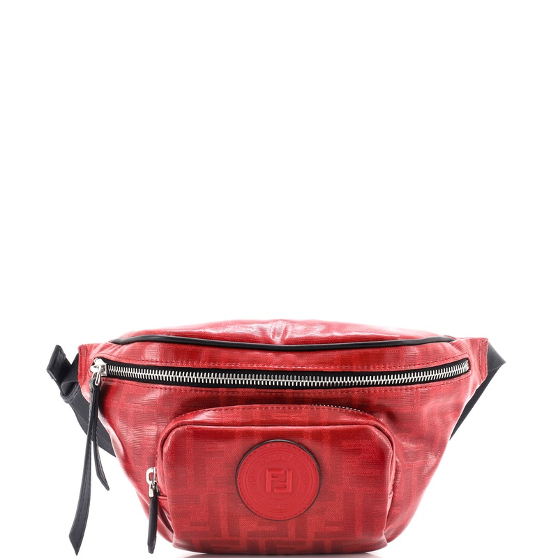 Front Pocket Waist Bag Zucca Coated Canvas