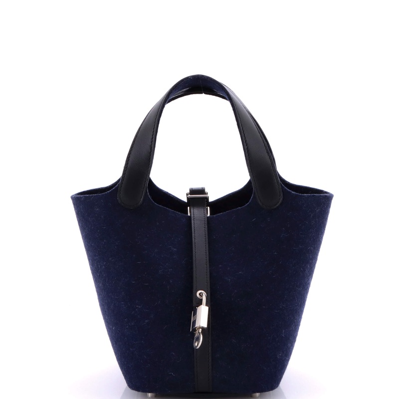 Picotin Lock Bag Felt with Leather PM