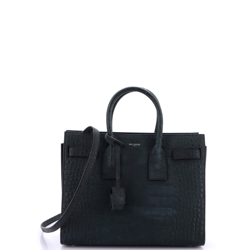 Sac de Jour NM Bag Crocodile Embossed Leather Small