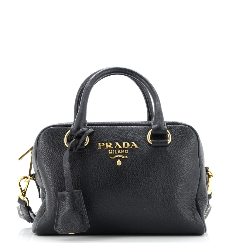 Striped Strap Convertible Bauletto Bag Vitello Phenix Small
