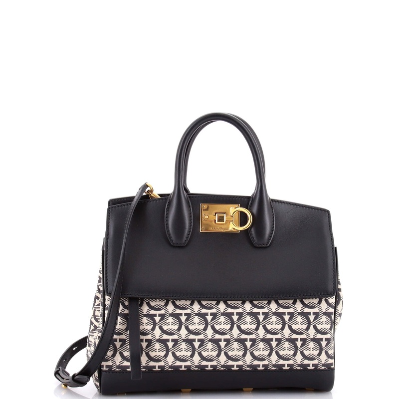 Studio Satchel Gancini Jacquard and Leather Small