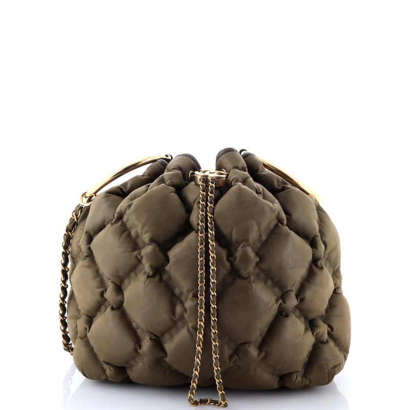 Chesterfield Bucket Bag Quilted Calfskin Medium