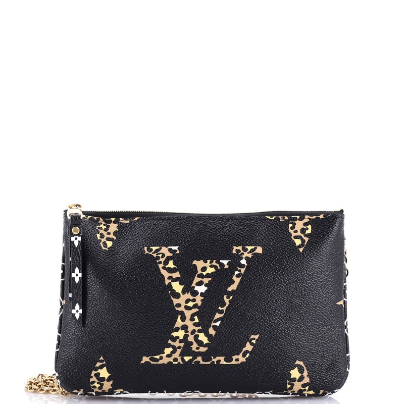Double Zip Pochette Limited Edition Jungle Monogram Giant