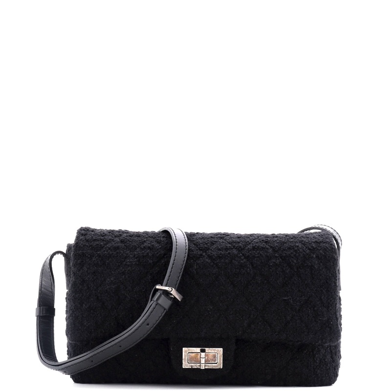 Easy Reissue Messenger Flap Bag Quilted Tweed Large