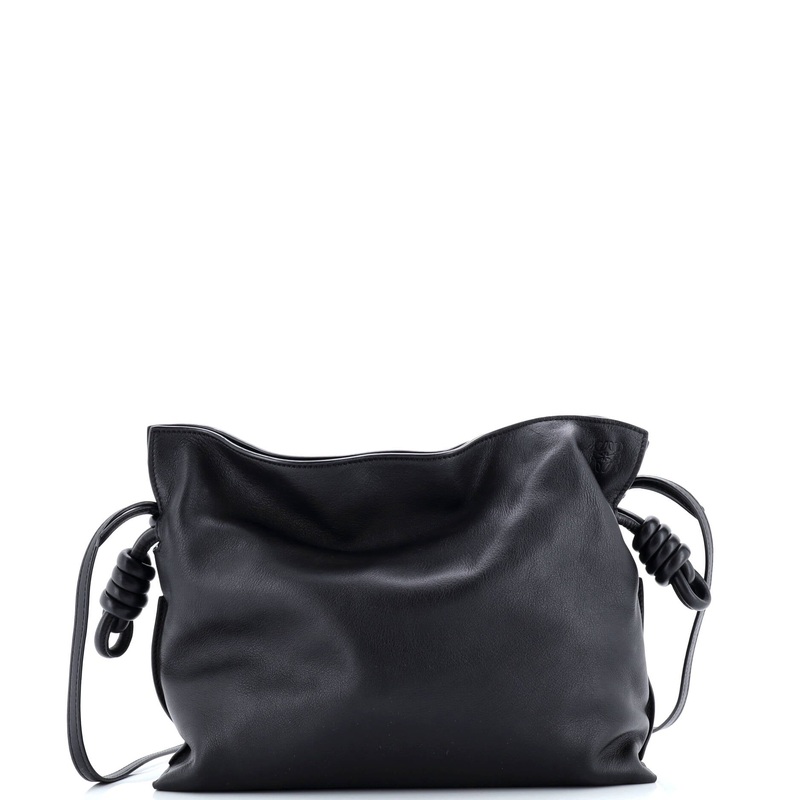 Flamenco Knot Clutch Leather Medium
