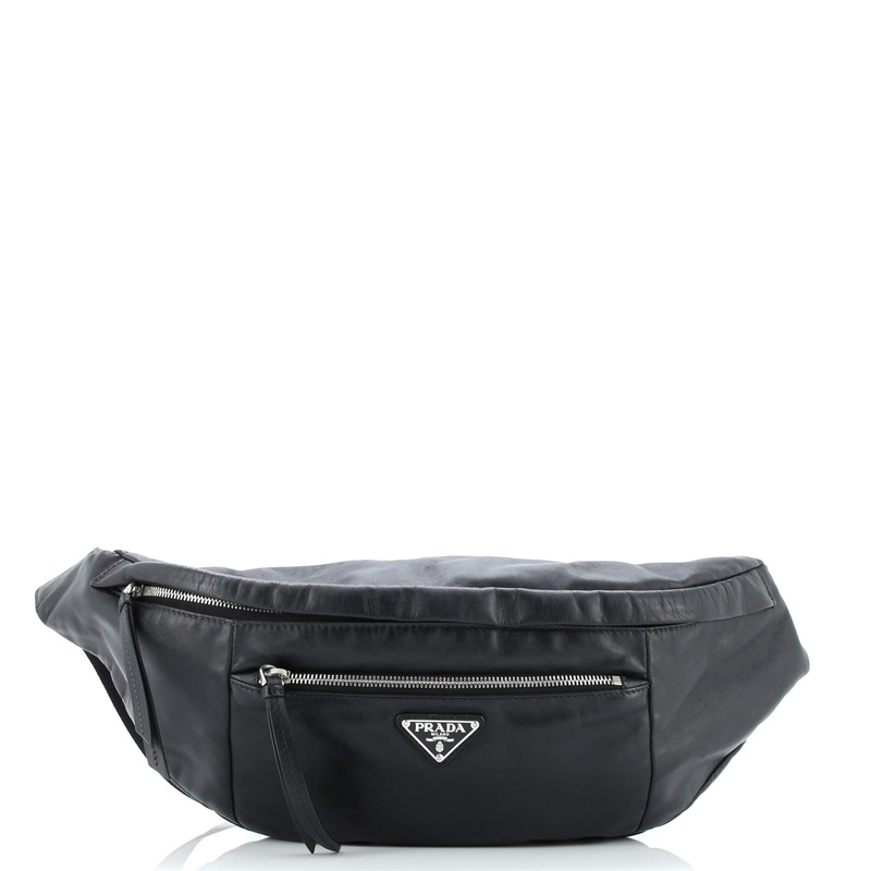 Front Pocket Belt Bag Soft Calfskin Large