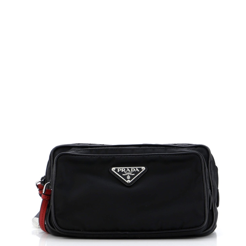 New Vela Belt Bag Studded Tessuto Small