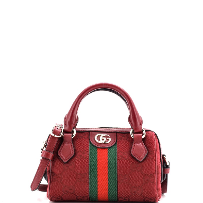 Ophidia Convertible Boston Bag GG Canvas Mini
