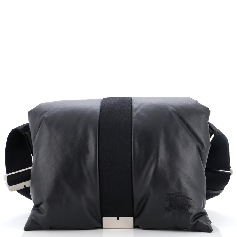 Pillow Messenger Bag Embroidered Padded Leather