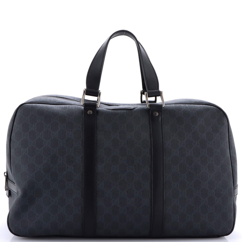 Zip Weekender Tote GG Coated Canvas Large