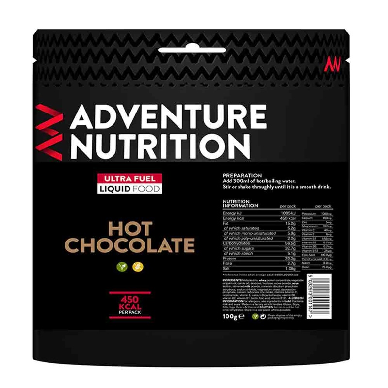 500 Kcal  Ultra Fuel Hot Chocolate 100g