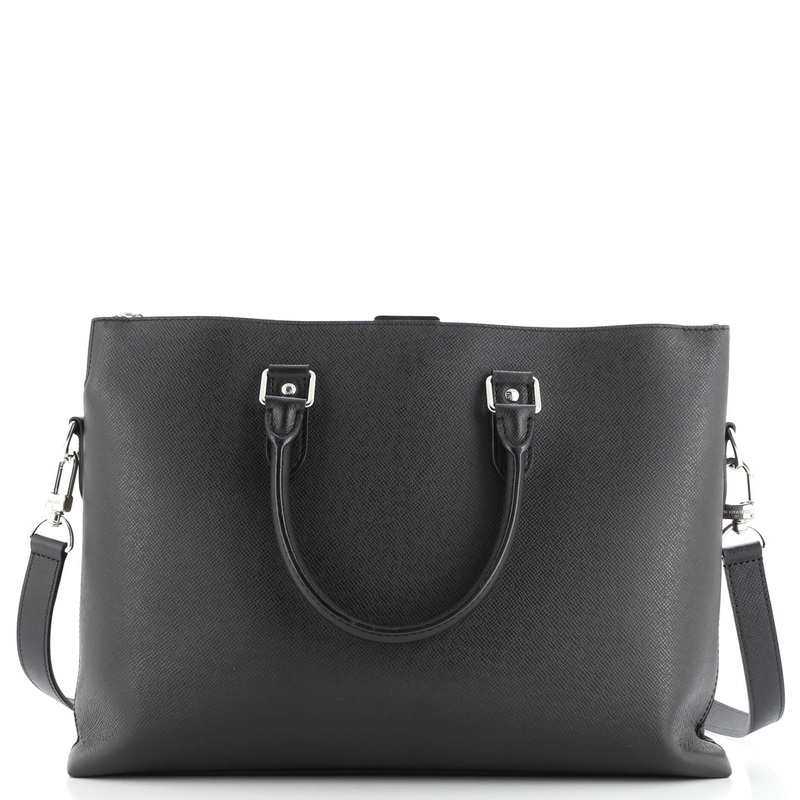 Anton Soft Briefcase Taiga Leather