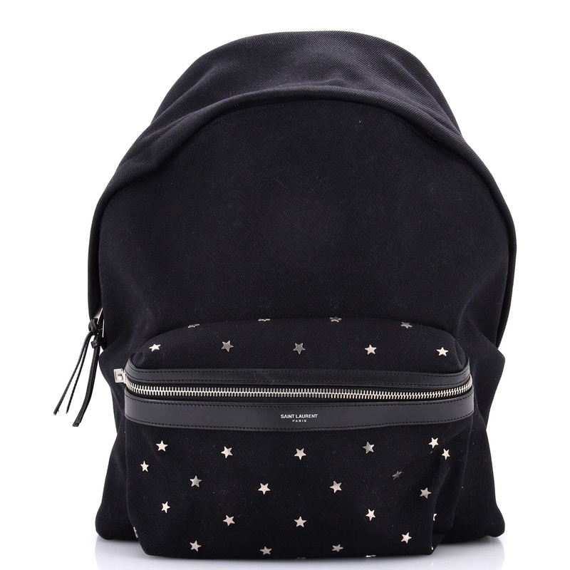 City Backpack Studded Canvas Medium