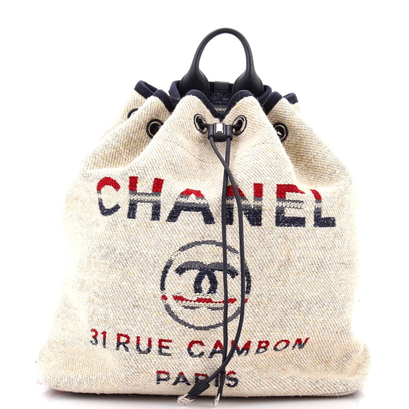 Deauville Backpack Canvas Large