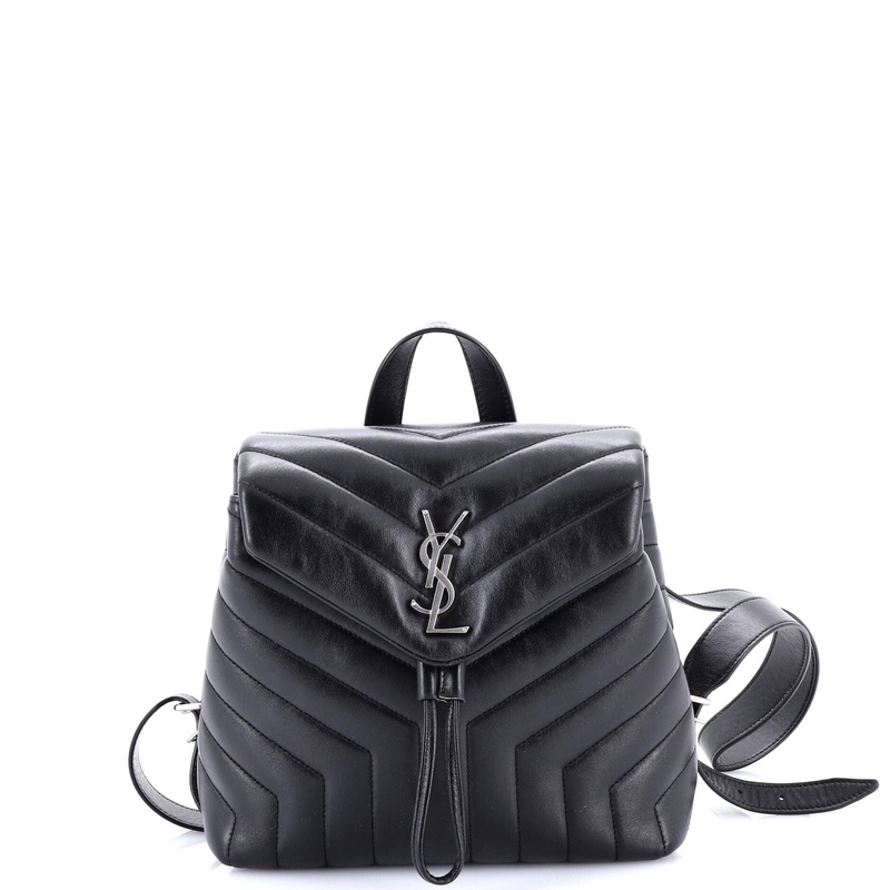 LouLou Backpack Matelasse Chevron Leather Small