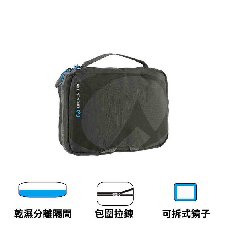 Wash Bag, Small, Grey