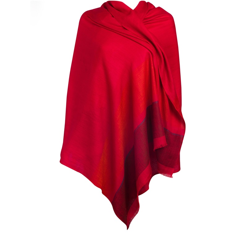 'Blur' Cashmere & Merino Wool Throw
