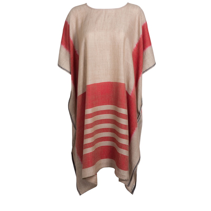 'Form' 100% Merino Wool Poncho