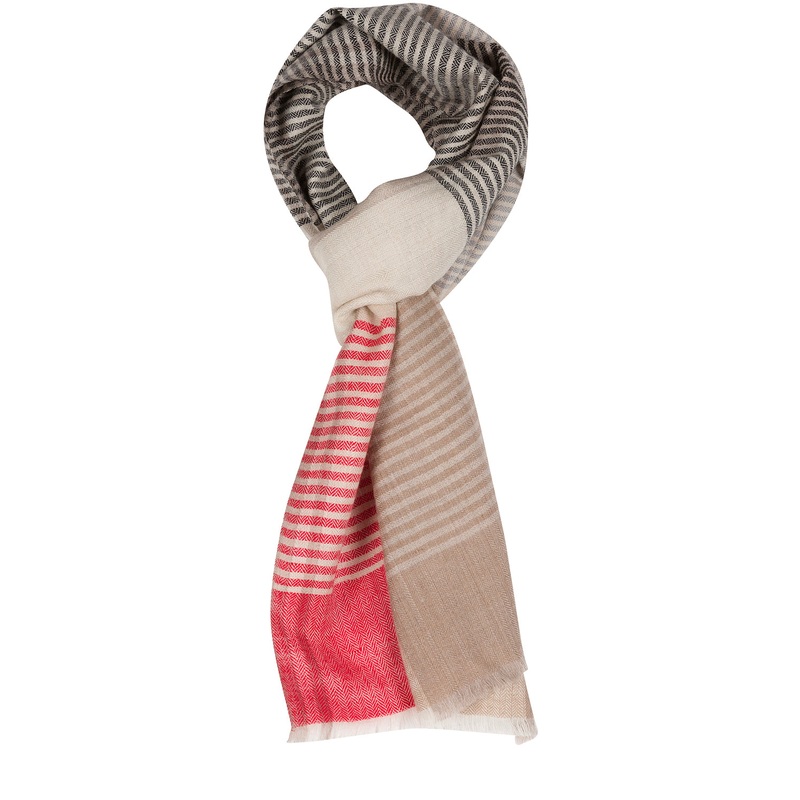 'Neptune' Cashmere & Merino Wool Neckerchief