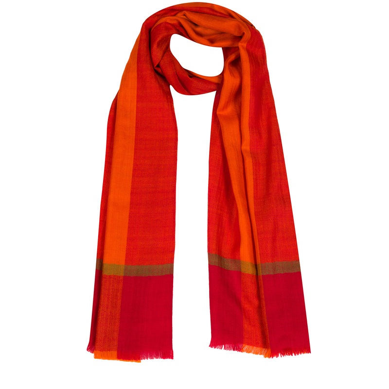 'Solar' Cashmere & Merino Wool Scarf