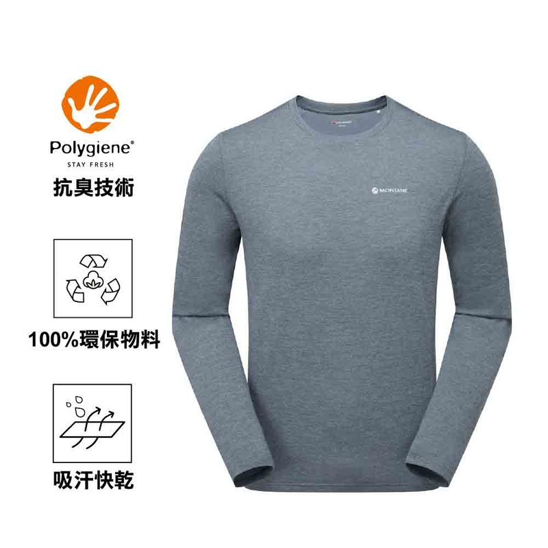 T M's Dart Long Sleeve T-Shirt New