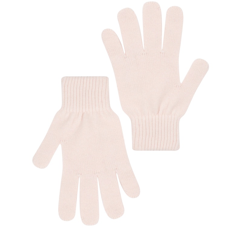 'Windermere' Cream Cashmere & Merino Wool Gloves