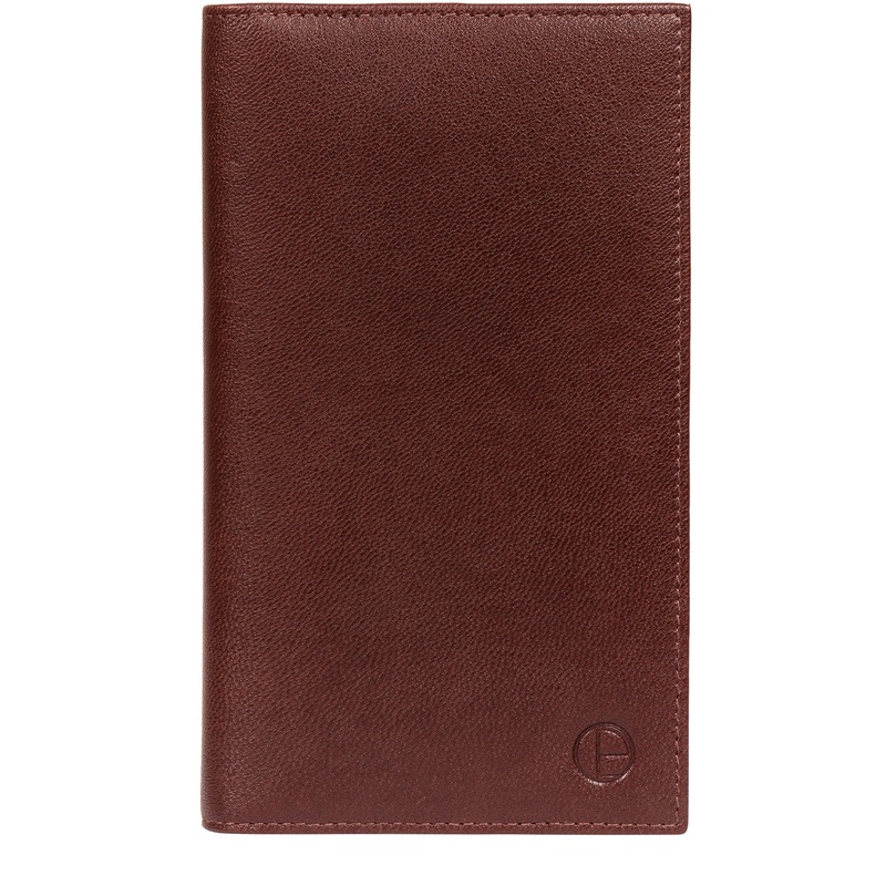'Addison' Brown Leather Breast Pocket Wallet