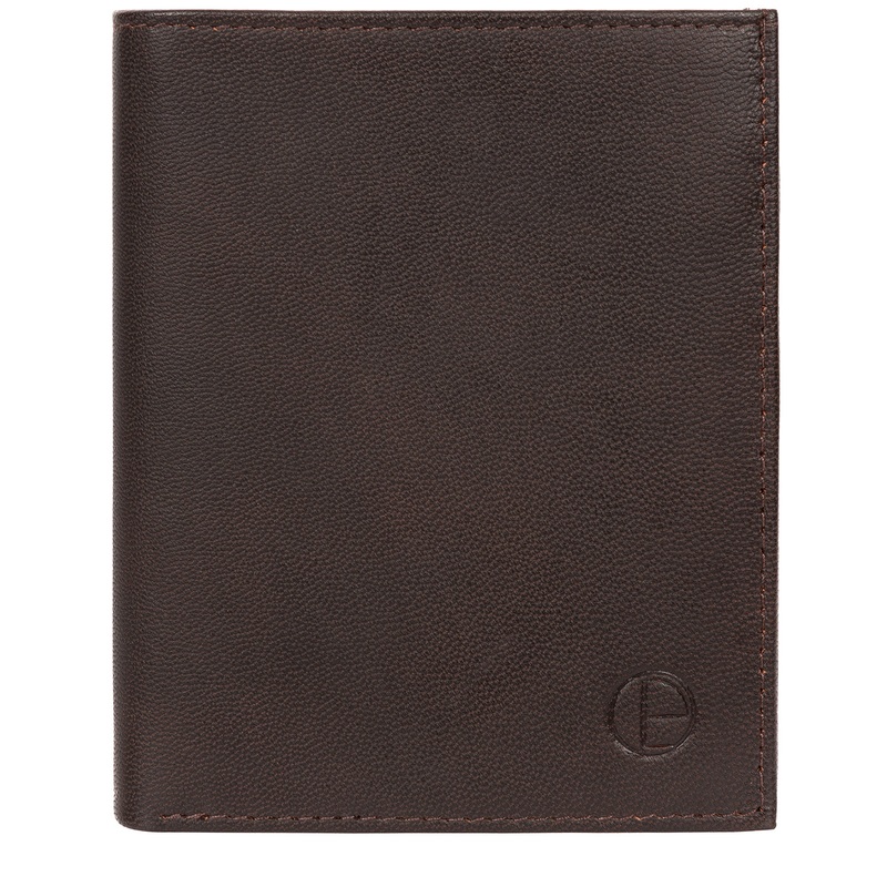 'Airton' Vintage Brown Leather Credit Card Wallet