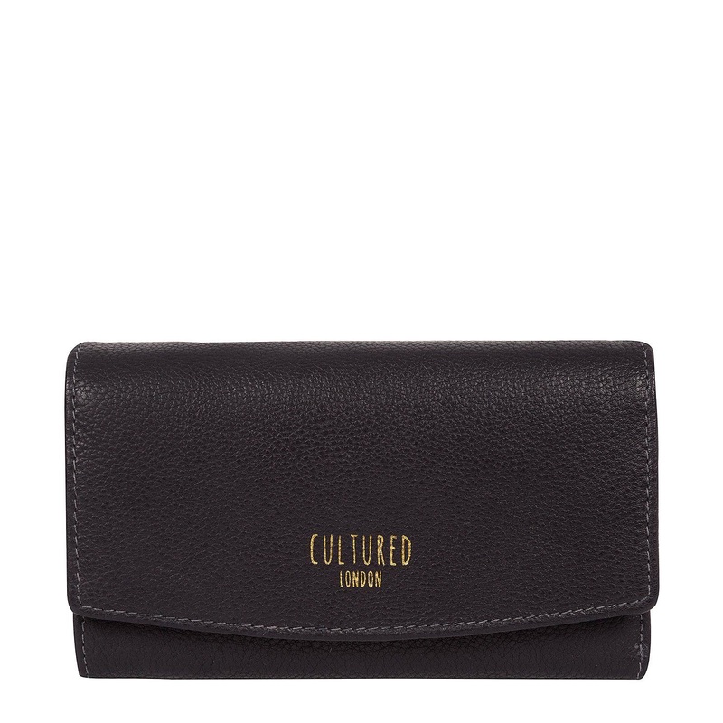 'Aviva' Midnight Leather Purse