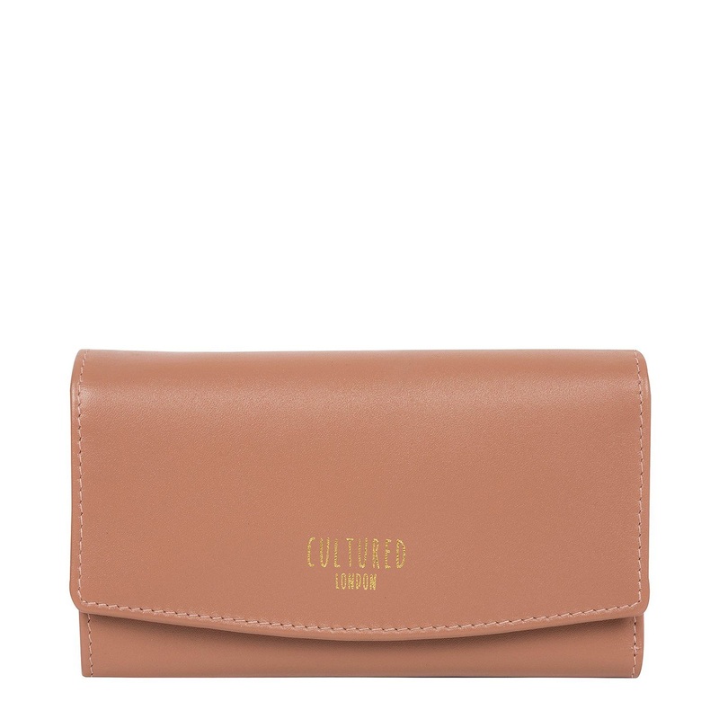 'Aviva' Mocha Leather Purse