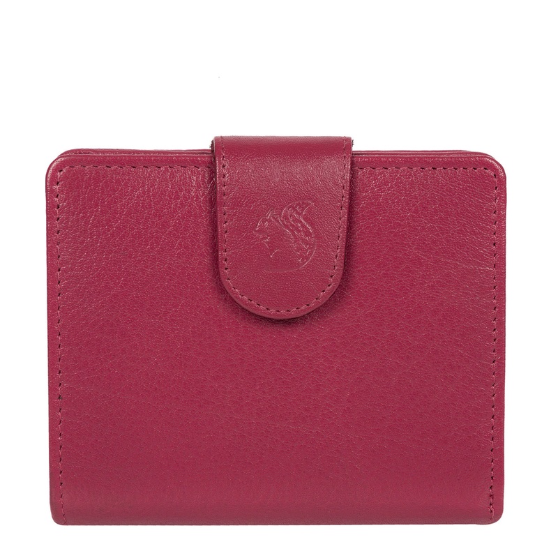 'Azaria' Orchid Bi-Fold Leather Purse