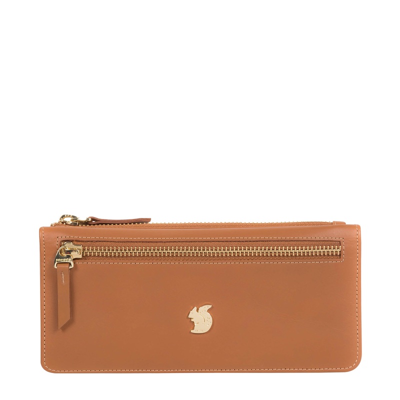 'Buttercup' Saddle Tan Leather Bi-Fold Purse